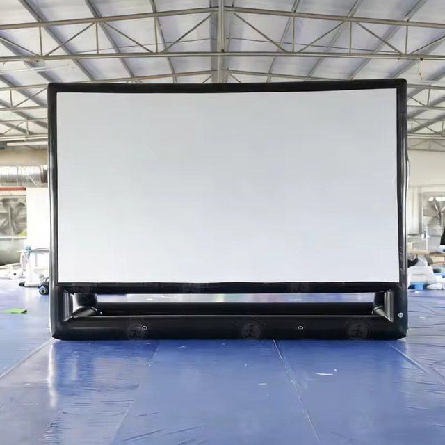 Theater Cinema Projection Movie Screen 16:9 PVC Airtight Inflatable Front Projection Screen Film Screen Outdoor