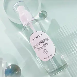 Brume pour le visage naturelle biologique sans alcool Spray hydratant pour les soins de la peau Tonique pour le visage au concombre hydratant