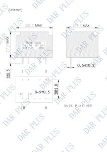 Transformador de Potencia EI28*15.6 Monofásico con Bobinado de Cobre de Doble Bobinado para Aplicaciones de Audio - Product Image 2
