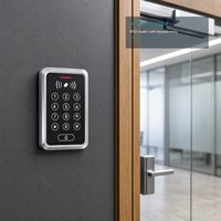 Contrôleur de clavier RFID commercial prenant en charge les cartes IC CPU sans contact, faible consommation en veille, interface WG26 WG34 et paramètres d'accès