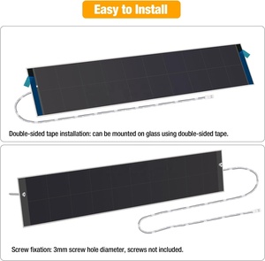 แผงโซลาร์เซลล์ Sunfield SFED-P6 20.16V/6W โพลี/โมโน สำหรับม่านม้วนไฟฟ้า หลังคาเพอร์โกลา ม่านบังแดดหน้าต่าง ไฟวงแหวน LED กล้องวงจรปิด - Product Image 6