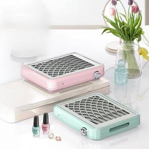 プロ用充電式ポータブルネイルダストコレクターマシン4100RPMネイルサロンマニキュア掃除機耐久性プラスチック製 - Product Image 2