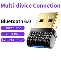 Récepteur et émetteur Bluetooth BT6.0 pour clavier/souris/casque/haut-parleurs/imprimante