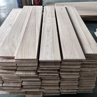 Planches de sauna en paulownia massif 15x120 mm et 15x90 mm, panneaux muraux en bois massif pour sauna Thermo