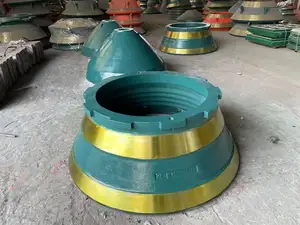 High Manganese Steel Bowl Liner Concave Mn18Cr2 Parts For Ore Mining New Condition Cone Crusher Wear Part