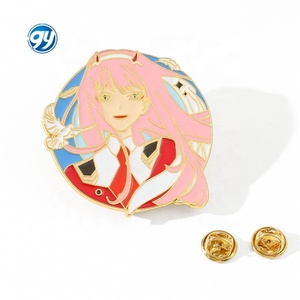Chéri dans le Franxx <span class=keywords><strong>Zero</strong></span> Two Broche Anime Métal Badge Cartoon Pin <span class=keywords><strong>Manga</strong></span> Accessoires - Product Image 2