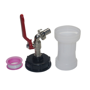 Ensemble de raccords pour l'eau de jardin, adaptateur IBC S60*6, couvercle d'adaptateur, tube d'extension en plastique, <span class=keywords><strong>robinet</strong></span> nickelé, <span class=keywords><strong>robinet</strong></span> de réservoir d'eau - Product Image 5