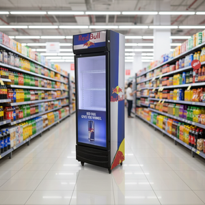 Refrigerador Comercial Vertical <span class=keywords><strong>de</strong></span> Una Puerta con Enfriamiento Directo para <span class=keywords><strong>Bebidas</strong></span>, <span class=keywords><strong>Vitrina</strong></span> Refrigerada para Exhibición <span class=keywords><strong>de</strong></span> <span class=keywords><strong>Bebidas</strong></span> - Product Image 1