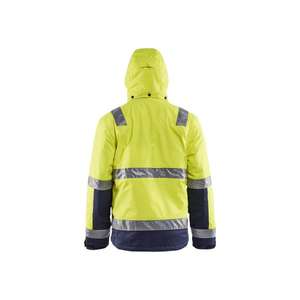 BLAKLADER - 487019873389XXXL <b>Hi</b>-<b>Vis</b> Winter <b>jacket</b> <b>Yellow</b>/Navy blue - EAN 7330509378823 <b>HI</b>-<b>VIS</b> WORKWEAR - Product Image 2