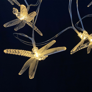 Guirlande lumineuse LED Libellule 2026, Décoration de Noël, Guirlande <span class=keywords><strong>solaire</strong></span> pour jardin, Idéale pour la décoration de Noël - Product Image 2