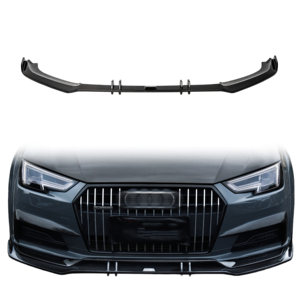 Kit en fibre de carbone sèche : Lame avant, feux de brouillard, jupes latérales, diffuseur arrière, spoiler de toit 1ère génération pour Audi A4 <span class=keywords><strong>Allroad</strong></span> 2017-2019 - Product Image 2