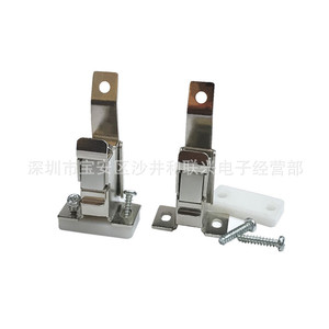 Metal Rack Clamp <b>Clip</b> For Instrument Parts With Screws And Plastic Spacer - Product Image 1