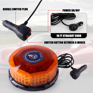 Luz Estroboscópica de Advertencia de Emergencia <span class=keywords><strong>CIGO</strong></span> Amber, 12V, LED-VS12, para Autos, Camiones y Montacargas - Product Image 5