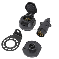 Joint d'étanchéité en caoutchouc EUR 12V pour connecteur de remorque pour prise enfichable 7 Pin 13pin Socket Sealer
