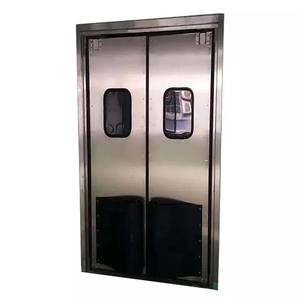 <span class=keywords><strong>Porte</strong></span> battante gratuite en acier inoxydable 304, résistante aux chocs à fermeture automatique pour entrepôt et cuisine - Product Image 2