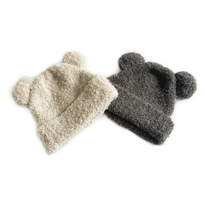 <span class=keywords><strong>Bonnet</strong></span> personnalisé en polaire douce et moelleuse avec oreilles d'ours mignonnes, chaud et confortable pour adulte, idéal pour l'automne, l'hiver, les voyages en extérieur et le quotidien – Chapeaux d'hiver - Product Image 5