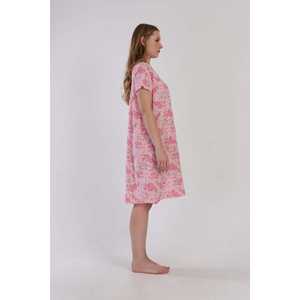 Camisón de Manga Corta para Mujer Crystal Rose, Ropa de Dormir Clásica de Tela Suave - Product Image 5