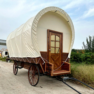 Tente de transport mobile de luxe pour l'extérieur, tente de camion en bois couverte - Produit de transport spécial - Product Image 1