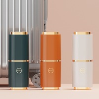 Estuche de Lujo Portátil para Cepillo de Dientes y Vaso de Viaje, Caja de Almacenamiento de Pasta Dental para Baño, Estuche Doméstico para Cepillos de Dientes