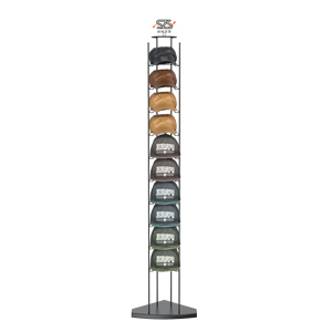 Подгонянная металлическая полка для хранения шляп дисплей розничный магазин бейсбольный держатель дешевая хорошая стойка из нержавеющей стали для крышки металлической проволоки - Product Image 3