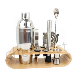 Ensemble de shakers à cocktails et d'outils de <span class=keywords><strong>bar</strong></span> à faible MOQ, ensemble d'outils de <span class=keywords><strong>bar</strong></span> et kit de barman en acier inoxydable, ensemble de shakers à cocktails - Product Image 3