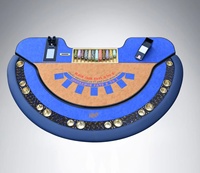 Table de poker à roulette Texas 'holdec baccarat blackjack, de luxe, personnalisée pour vous, 96 pouces