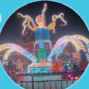Manège géant de luxe en forme de pieuvre pour parc d'attractions, stand rotatif pour aire de jeux pour enfants, équipement de divertissement populaire - Product Image 4