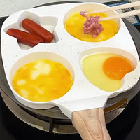 Poêles à gaz à induction compatibles double chaud soleil lune étoile Maifan poêle à frire antiadhésive poêle à fond plat pour oeufs hamburgers omelettes