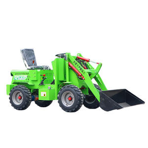 Máquina Agrícola de Cuatro Ruedas para Recoger Hierba, Elevación Hidráulica Automática, Limpieza de Estiércol para Pequeñas Granjas - Product Image 5