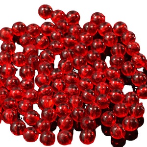 <b>Acrylic</b> Round Beads 4mm <b>White</b> Transparent For Jewelry Making DIY Accessories - Product Image 2