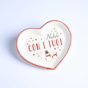 Piatto a Forma di Cuore per Natale con i Propri Cari, Stoviglie Decorative - Product Image 1