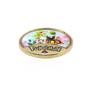 Médaille commémorative plaquée or Monstre Fantastique Adorable, pièce <span class=keywords><strong>de</strong></span> <span class=keywords><strong>collection</strong></span> estampillée, cadeau souvenir <span class=keywords><strong>pour</strong></span> enfants et fans - Product Image 5