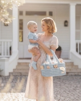 Panier de rangement pour couches de bébé, organisateur post-partum et sac de transport, panier de table à langer pour baby shower, essentiels pour nouveau-nés