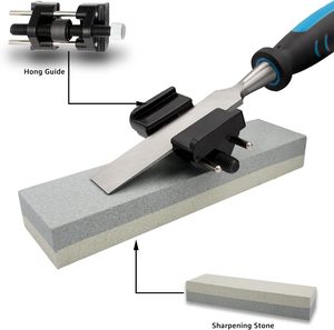 Ensemble de ciseaux à <span class=keywords><strong>bois</strong></span> 8 pièces avec <span class=keywords><strong>guide</strong></span> d'affûtage, pierre à aiguiser et mallette de rangement Outils de sculpture sur <span class=keywords><strong>bois</strong></span> 1/4 " - 1-1/2" - Product Image 3