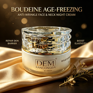 Crème <span class=keywords><strong>de</strong></span> <span class=keywords><strong>nuit</strong></span> anti-âge raffermissante pour le visage et le cou, marque privée, avec peptides et collagène, pour hydrater et lutter contre les rides - Product Image 2