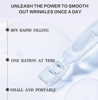 Ampoule hydratante à la vitamine B5 et à l'acide hyaluronique, glycérol glucoside, 45 ml, réparation du visage, longue durée, stérile, portable, pour femmes