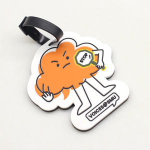 사용자 정의 로고 도매 공장 가격 수하물 모양 이름 태그 Pvc 수하물 <span class=keywords><strong>Tags</strong></span> - Product Image 5