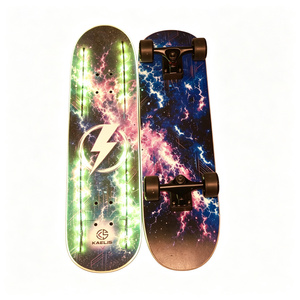 KAELIS Tabla de Skate Eléctrica con Luces LED, Tema Espacial, Madera de Arce, Moda, Actividad al Aire Libre, Paquete de 2 - Product Image 4