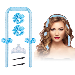 Bigoudi de cheveux sans chaleur, bandeau en soie pour un sommeil plus confortable, kit de poignée et rouleau - Product Image 2