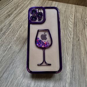 Venta caliente Copa de vino TPU PC Funda protectora para teléfono móvil para iPhone 15 Pro <span class=keywords><strong>Max</strong></span> con paquete de bolsa OPP - Product Image 1