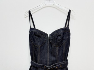 <span class=keywords><strong>Vestido</strong></span> Largo de Tirantes Finos, Estilo Vacacional, Cintura Alta, Sexy, en Mezclilla <span class=keywords><strong>Azul</strong></span> Oscuro para Mujer, Nueva Colección Ramadán 2026, Siete Colores - Product Image 6