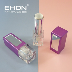 Estuche de Lápiz Labial Cuadrado con Espejo, Envase Cosmético de ABS, Tubo de Lápiz Labial de 21.2 mm de Diámetro para Maquillaje, Venta Caliente - Product Image 1