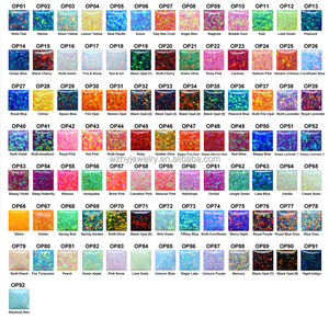 3.0mm OP #17 Sentetik Yuvarlak Beyaz Opal Boncuk Bilezik - Product Image 4