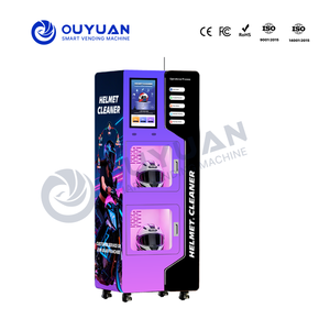Machine de nettoyage automatique de casques Ouyuan. Conçu pour les livreurs de repas et les motocyclistes - Product Image 2