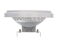 Lumière réflecteur LED G53 Base Ar111 11w 15w 18w Dimmable Qr111 Spot 30 °   Projecteur sur rail avec affichage 12V AC/DC, températures de couleur 2700K, 3000K, 4000K, 6500K