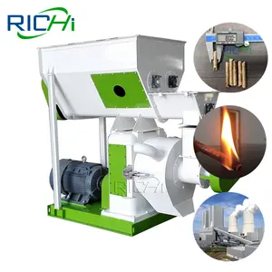 Hot Sale 90Kw Ring Die 6mm Wood Biomass Pellet Machine From China