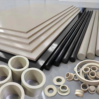 Corte Personalizado Según Cualquier Especificación, Lámina Antiestática de P E E k, Varilla de Plástico Resistente al Desgaste de PTFE, PA, POM, PCTFE, PFA, PVDF, PEI, PSU, PPS