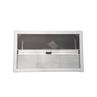 Fenêtre latérale en aluminium pour caravane avec rideau et pare-soleil pour pièces de camping-car