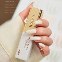 LADAI – Kit de vernis à ongles gel 24 couleurs Cloud Dance blanc laiteux, vernis gel UV/LED transparent nude pour salon de manucure