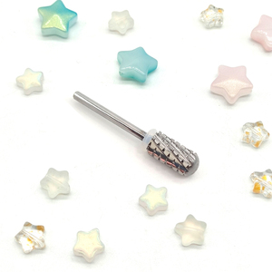 6.6mm Large Barrel Smooth Top Butterfly Teeth Carbide Nail <b>Bit</b> 5XC Grit 3/32 Inch Professional Salon Manicure Nail <b>Bit</b> - Product Image 2